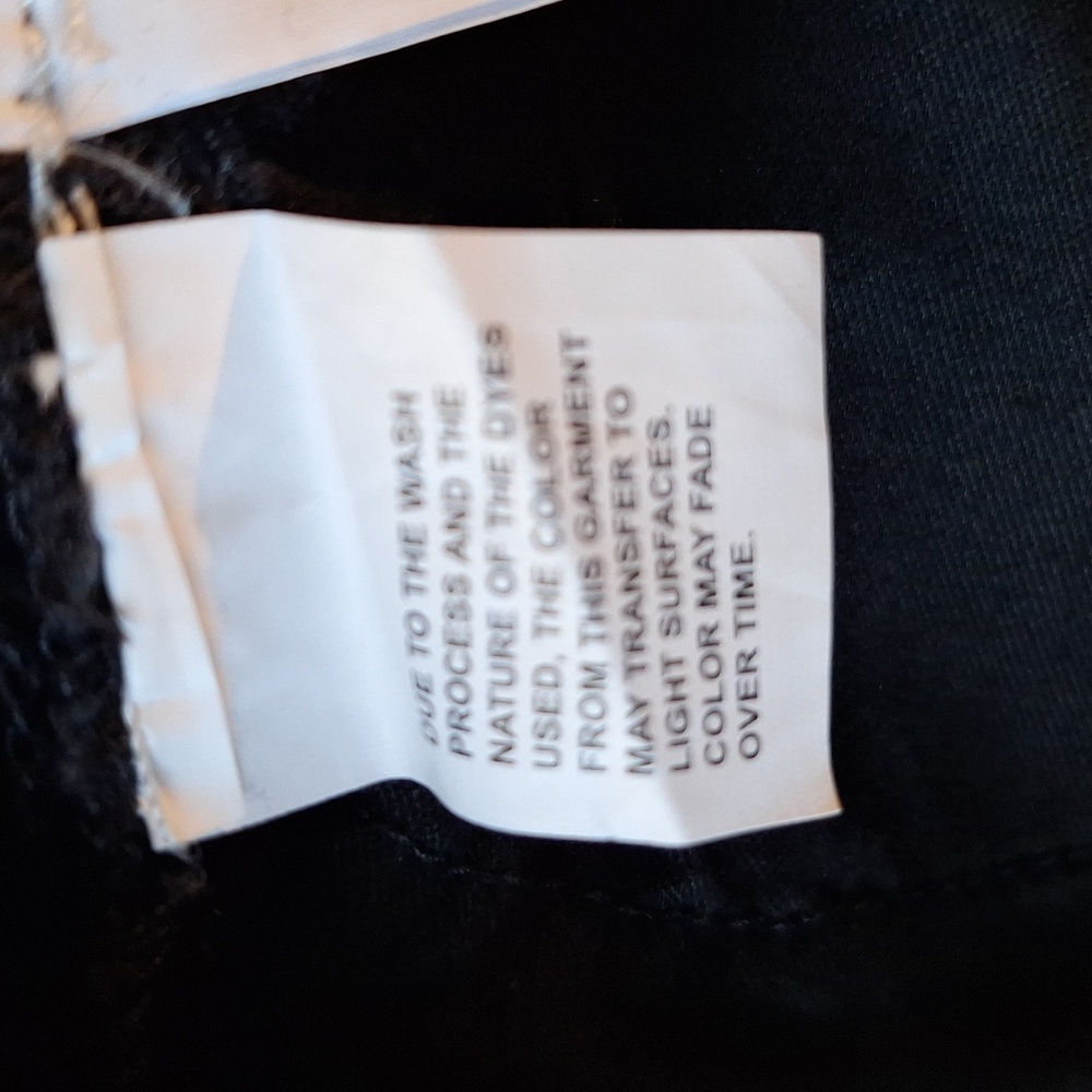 Madewell Roadtrip Size 24 Black Skinny - Picture 7 of 8